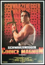 RAW DEAL 1986 locandina film originale 39x55" 2Sh italiano ARNOLD BLACKEGGER