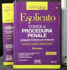 ESPLICATO. CODICE DI PROCEDURA