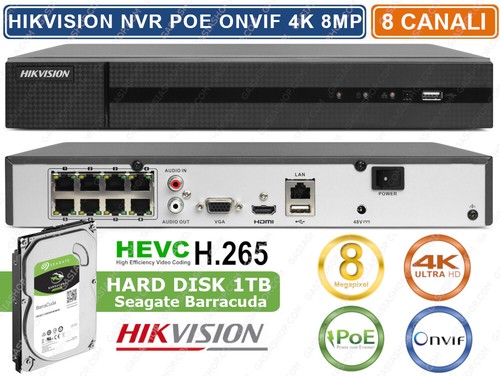 Hikvision hwn 4108mh - nvr, 4k