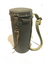 Scatola maschera antigas Wehrmacht con borchie