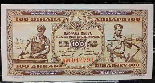 Banconote jugoslavia 100 - banconote,