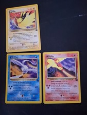 Moltres Zapdos Articuno Promo Black Star Cinema Trio Leggendari