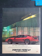 Pontiac Fiero GT Promo Print