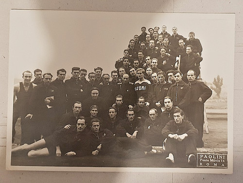 Foto epoca squadra atleti - squadra,