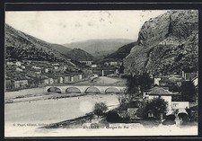 CPA Anduze, Gorges du Pas 1908