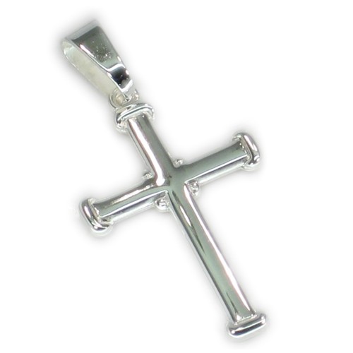 Ciondolo croce argento - ciondolo,