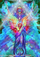 POSTALES ARCÁNGELES, URIEL, CHAMUEL, GABRIEL, JOFIEL, METATRON, MIGUEL, ZADQUIEL