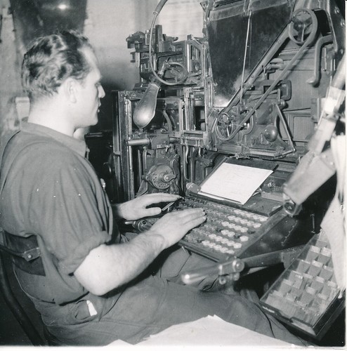 Imprimerie 1950 linotype - c.,