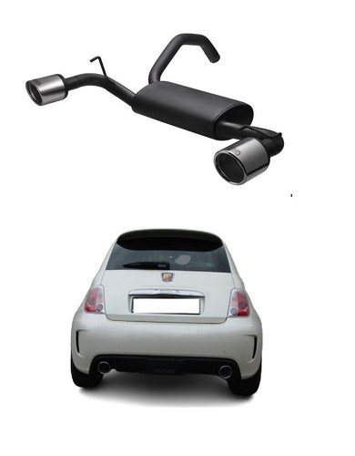 Scarico sportivo duplex per