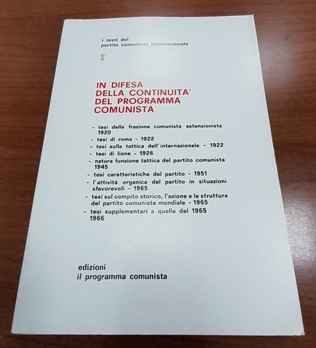 Difesa della continuità - in,