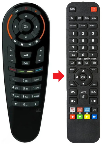 Telecomando adatto per - , adb