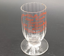 FRATELLI BRANCA MILANO VIEUX COGNAC - RARO BICCHIERINO PUBBLICITARIO D'EPOCA