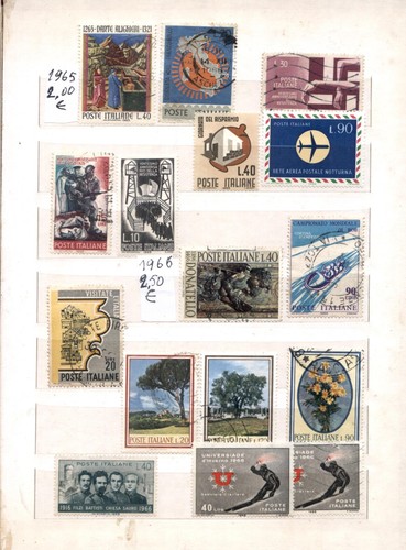 Francobolli italia in album1 - -,