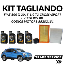 Kit tagliando fiat 500x - kit,