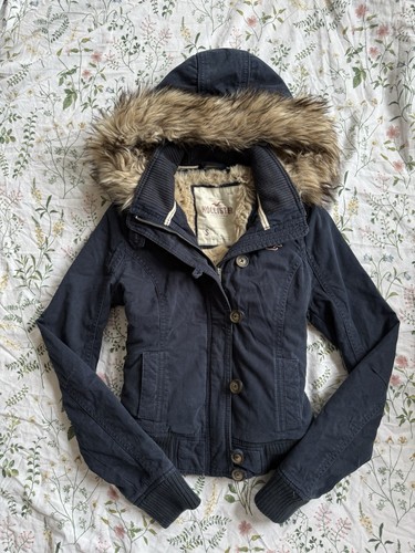 Giacca donna hollister blu - giacca, con