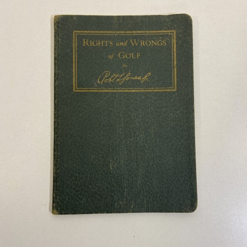 Rights and wrongs golf - rights, of