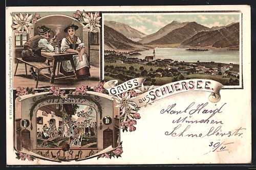 Litografia schliersee - litografia,