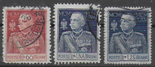 ITALIA REGNO 1925. Giubileo del re Vittorio Emanuele III usati. Dent 11+13½