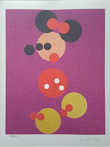 Firmato damien hirst minnie - hirst,
