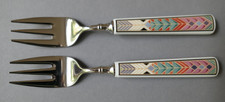 Villeroy & Boch Heinrich CHEYENNE 2 x forchette da torta lunghe circa 14,5 cm posate