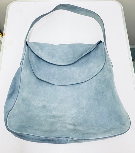 Borsa prada scamosciata blu - borsa,