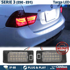 2 PLACCHETTE Luci TARGA FULL LED per Bmw Serie 3 E90 E91 Touring CANBUS 6.500K