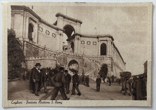 Cartolina cagliari bastione - cagliari,