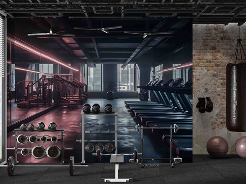 Tapis roulant palestra - tapis, 3d