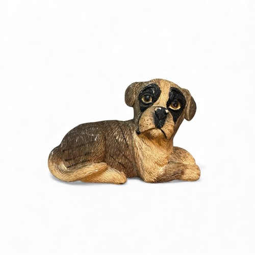 Boxer dog ceramic collectable - ceramic,