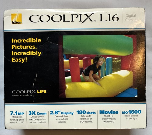 Nikon coolpix l16 fotocamera - nikon,