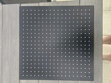 Soffione Doccia a Soffitto Installazione Da Incasso Acciaio Inox Quadro