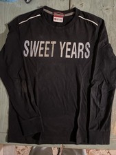 Maglia Uomo Sweet Years Italia Men Sweater Black Made By Heart Vintage 2003 2004