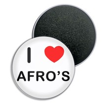 Afros I Love Heart Fridge