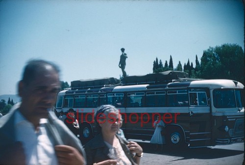 1955 slide foto tour bus - slide,