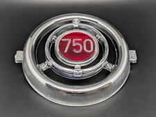 FIAT 600D 600 D 750 LOGO SIGLA EMBLEMA FREGIO STEMMA SCRITTA BADGE TARGA GRIGLIA