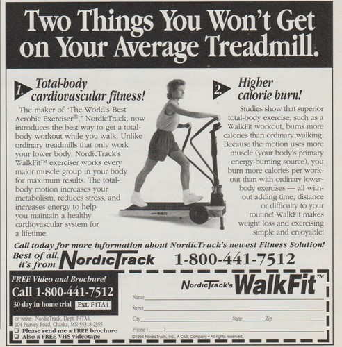 1994 nordictrack walk - nordictrack,