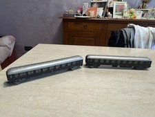 Lotto 2 vagoni passeggeri Lima FS 3 classe Ho anni 80 vintage da collezione