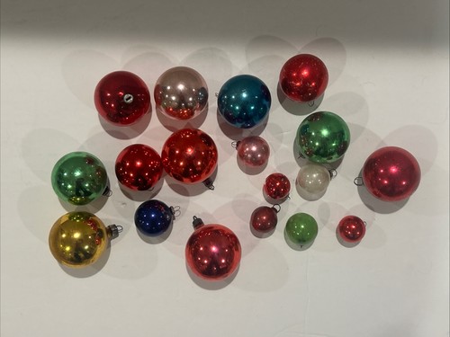Palline vetro vintage - di,