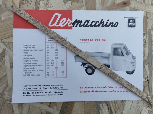 Depliant originale motocarro