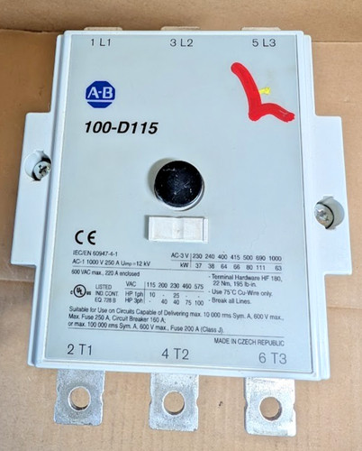 Allen bradley 100 d115 - 100-d115, /