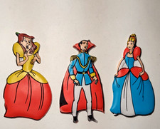 Lotto 3 Figurine Formaggino MIO Plasteco Cenerentola Disney Cinderella