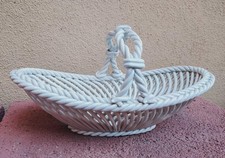Cestino ceramica intrecciato