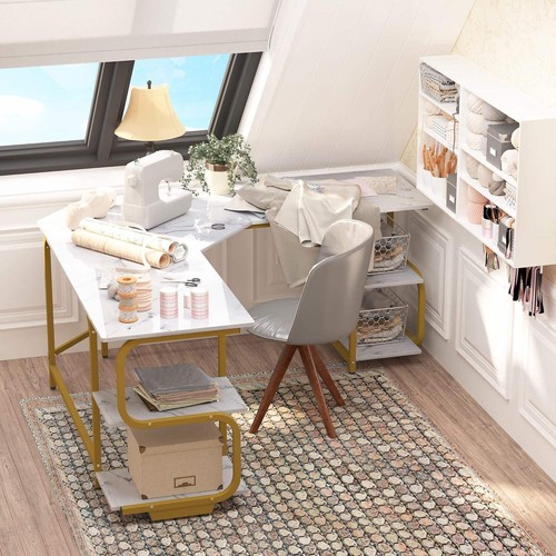 Scrivania moderna forma l - a,