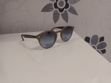 RAY BAN RB2180 6788/V1 ROUND 49-21  MONTATURA SABBIA  LENTE AZZURRO SFUMATO