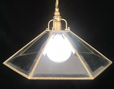 Lampadario Vetro Molato