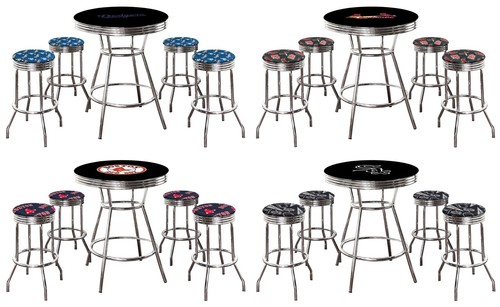 Mlb set 5pz nero - nero, cromato