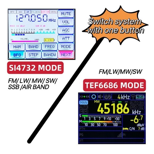 Radio doppia ricezione esp138 - radio,