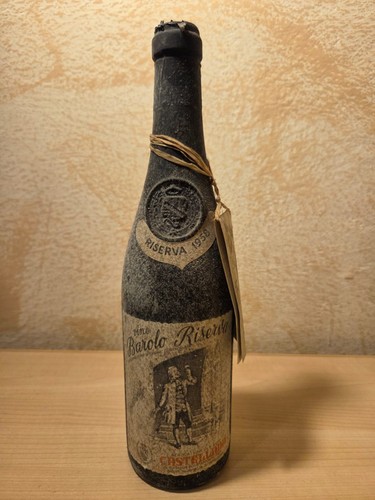 Bottiglia barolo riserva 1958 - bottiglia,