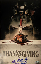 Foto firmata Ringraziamento John Carver Alex Armbruster autografo 11x17 Beckett 95