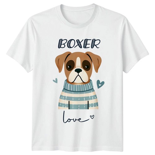 Shirt boxer love dog - boxer,